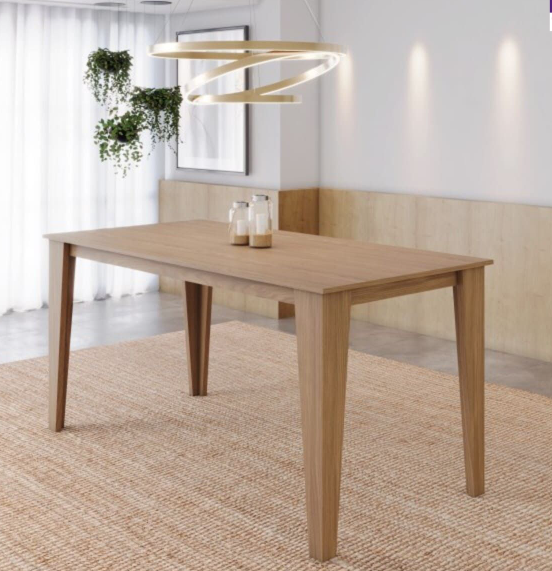 Mesa Vittoria 160x80cm Color Nature Galpón
