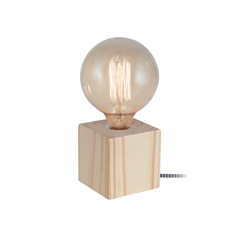 Velador Nordico Cubo Carilux