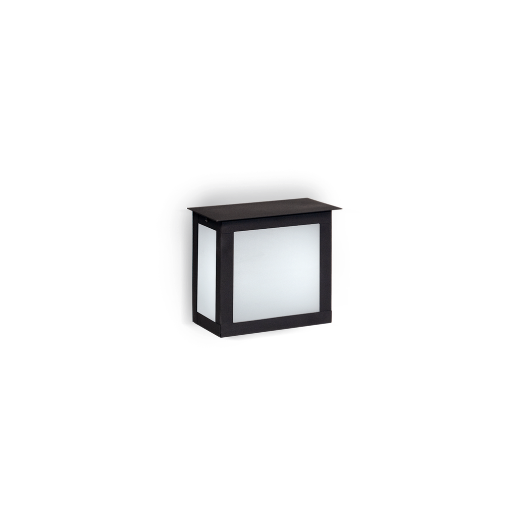 Farol de pared 1L Med.: A: 180mm/ H: 180mm / P: 125mm San Justo