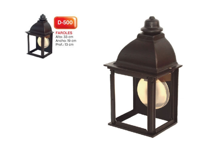 medio farol ferroviario chico negro/blanco Sudeal