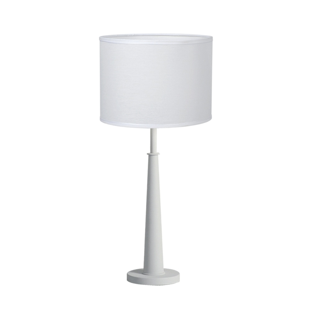 velador frank color c/pant Cillindrica Cañamo claro color Luz del Siglo