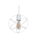 [C-1018/30-34-blt] Colgante ATOMO (blanco texturado)