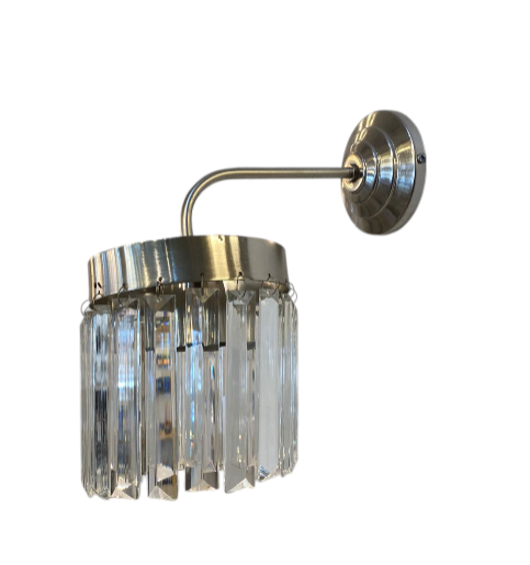 Aplique 1 Luz circular 16cm plaqueta 12cm Tavo