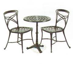 Juego Jardín Balcón Artístico	mesa chica 053cm(243)  + 2 sillones(260) sudeal