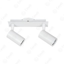 [c965/2-22-bla] Aplique 2 luces TEMPANO Candil (blanco)
