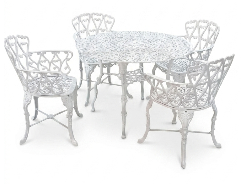 Juego Jardín Boston 1 Mesa y 4 Sillones Sudeal