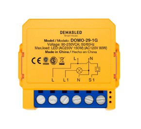 Dimmer Switch WiFi 1 Salida AC100- 240V IP20 DemasLed