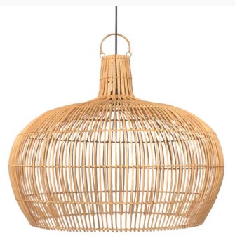 Pantalla de Ratán Baris 35×25 grass