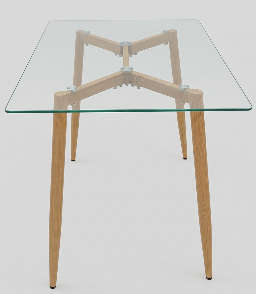 Mesa de Comedor Vidrio 120x70cm Floreal