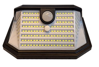 LUMINARIA SOLAR LED TRIDERECCIONAL C/SENSOR DE MOVIMIENTO