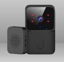Timbre de Puerta Smart con Cámara 480p, 800mAH demasled