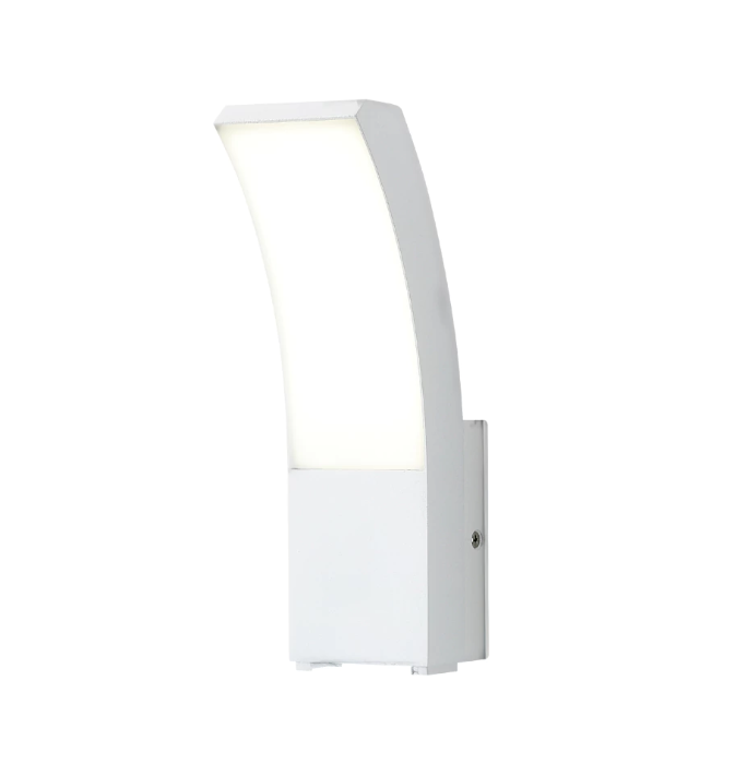 Aplique Exterior CURVED LED de Pared 12W Neutro 1000lm Demasled