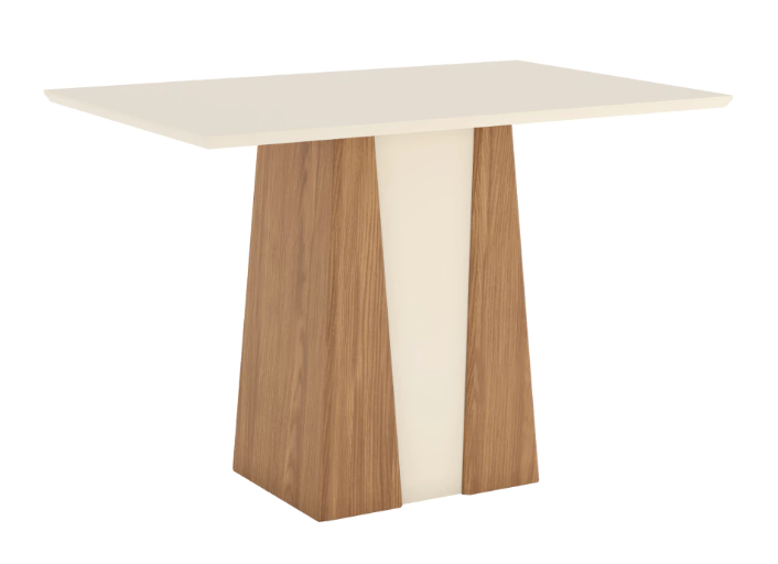 Mesa Benito 120x80cm Tapa OFF White Galpón
