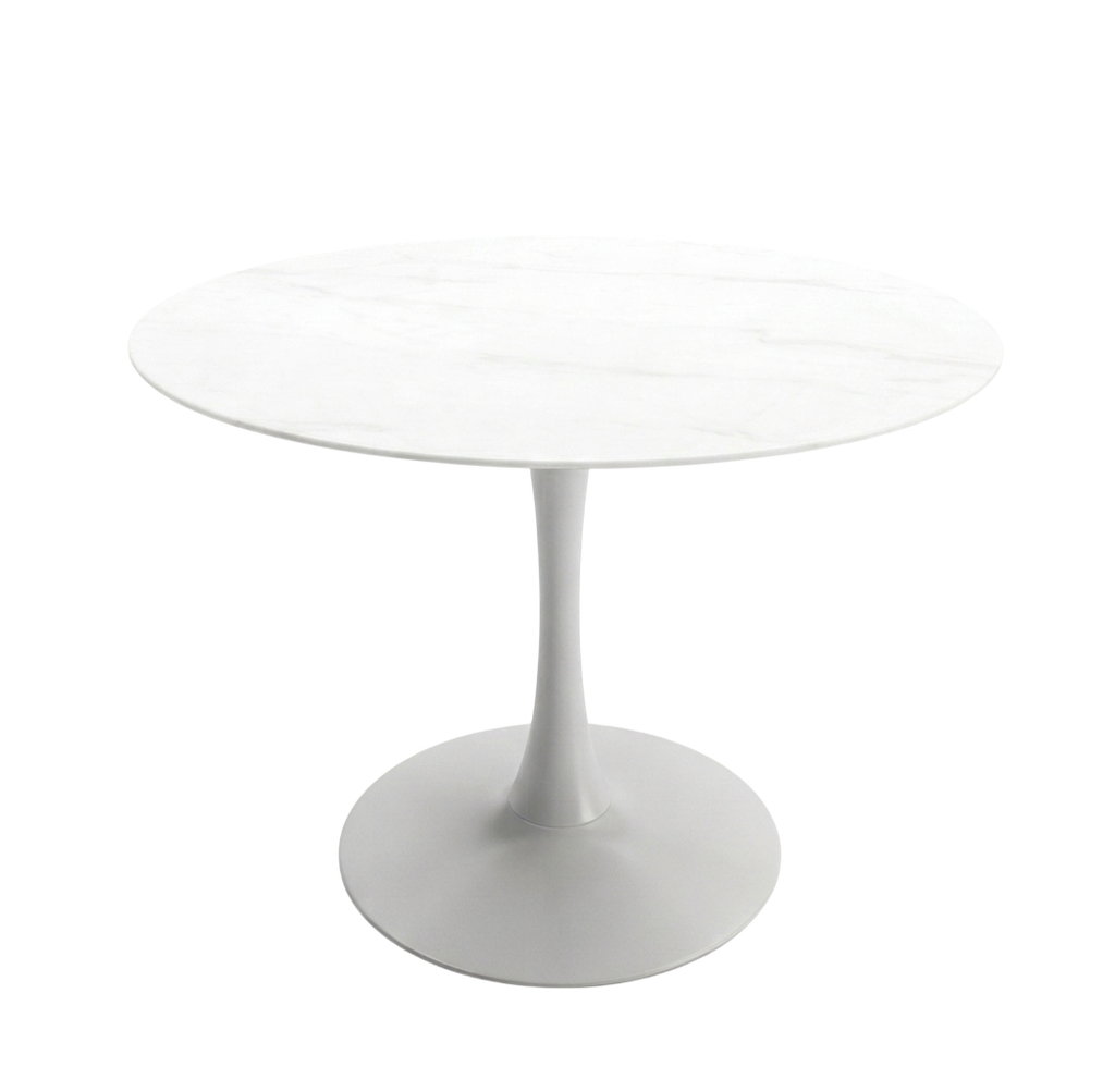 Mesa Tulip Marbel 100cm. Pickear