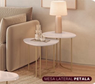 Mesa lateral PETALA Grupo