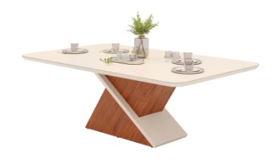 MESA ZAFIRA LARGO 2.00 x ANCHО 1.00 Grupo