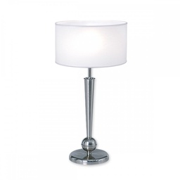 [lm3402-01-56-acero] Lampara de mesa DECÓ Acero Luz del Siglo