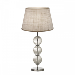 [lm4735-01cr-ylbw-56-cromo] Lampara de mesa DALHI Luz del Siglo
