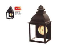 [d-503-75-Blanco/Negro] medio farol ferroviario grande Blanco/Negro Sudeal