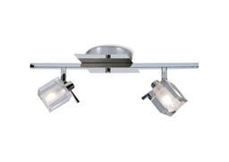 [4936-68-cro] Sistema recto DELTA IV 2 luces  Ronda