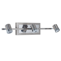 BASE regleta BAJA PARA SPOT 3 luces C/BAR 60CM vignolo