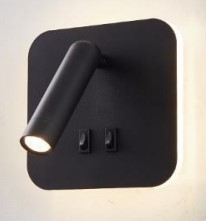 APLIQUE WALL 145*145LED 3W+8W vignolo
