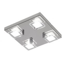 PAO-PLAFON 4 LUCES PLAQUETAS DE LED 6W Kinglight