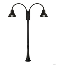 [8500/2-32-neg] Farola 8500/2 E27 Aluminio columna N FW