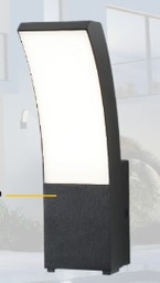 Aplique Exterior CURVED LED de Pared 12W Neutro 1000lm Demasled