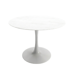 Mesa Tulip Marbel 100cm. Pickear